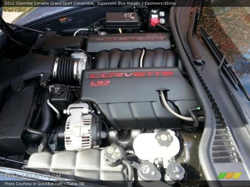  2012 Corvette Grand Sport Convertible Engine - 6.2 Liter OHV 16-Valve LS3 V8