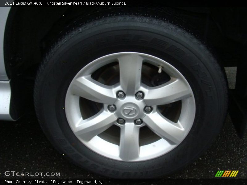 Tungsten Silver Pearl / Black/Auburn Bubinga 2011 Lexus GX 460