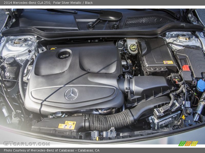 Polar Silver Metallic / Black 2014 Mercedes-Benz CLA 250