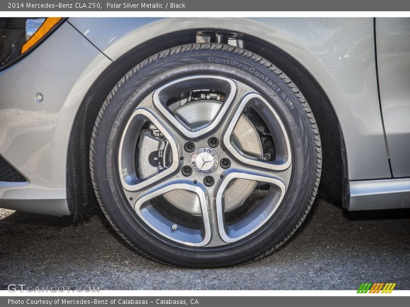 Polar Silver Metallic / Black 2014 Mercedes-Benz CLA 250