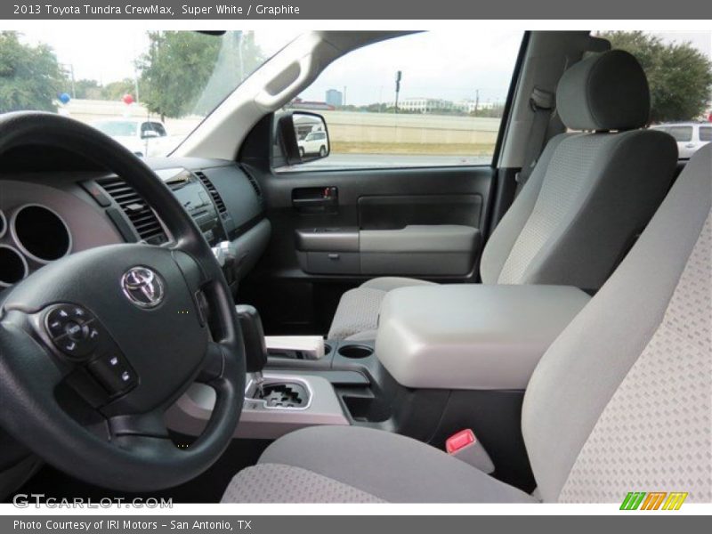 Super White / Graphite 2013 Toyota Tundra CrewMax