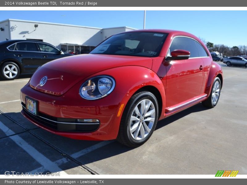Tornado Red / Beige 2014 Volkswagen Beetle TDI