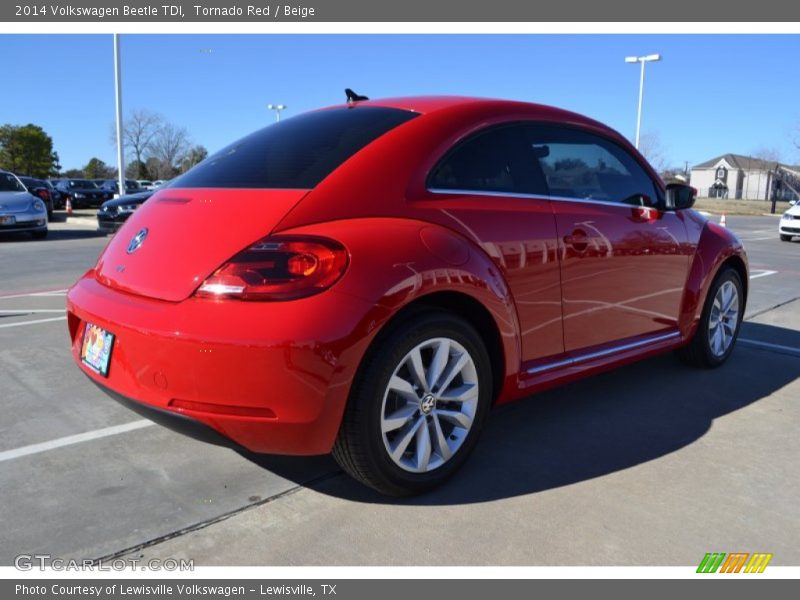 Tornado Red / Beige 2014 Volkswagen Beetle TDI