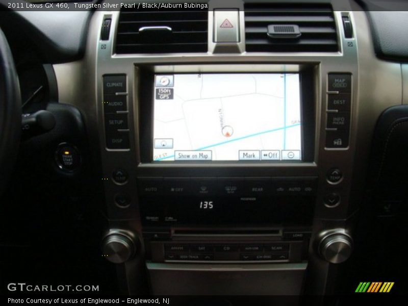 Tungsten Silver Pearl / Black/Auburn Bubinga 2011 Lexus GX 460