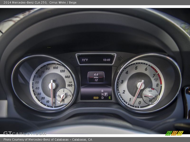 Cirrus White / Beige 2014 Mercedes-Benz CLA 250