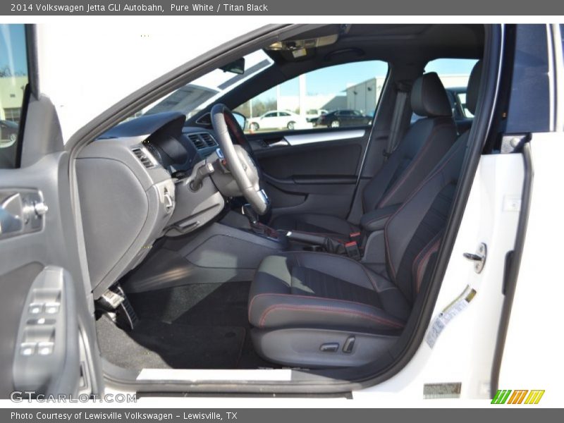 Pure White / Titan Black 2014 Volkswagen Jetta GLI Autobahn