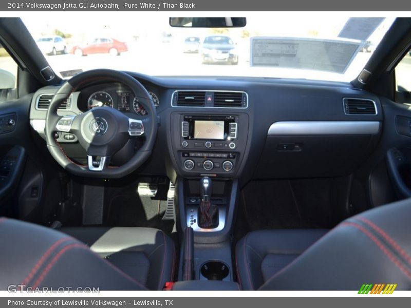 Pure White / Titan Black 2014 Volkswagen Jetta GLI Autobahn
