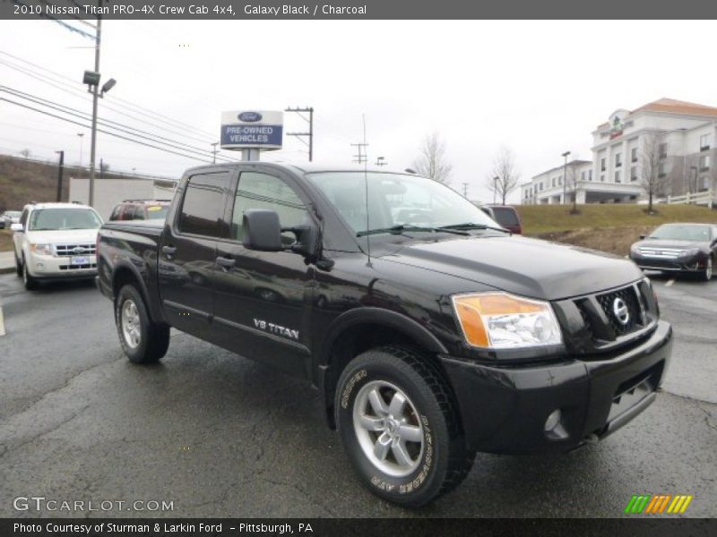 Galaxy Black / Charcoal 2010 Nissan Titan PRO-4X Crew Cab 4x4