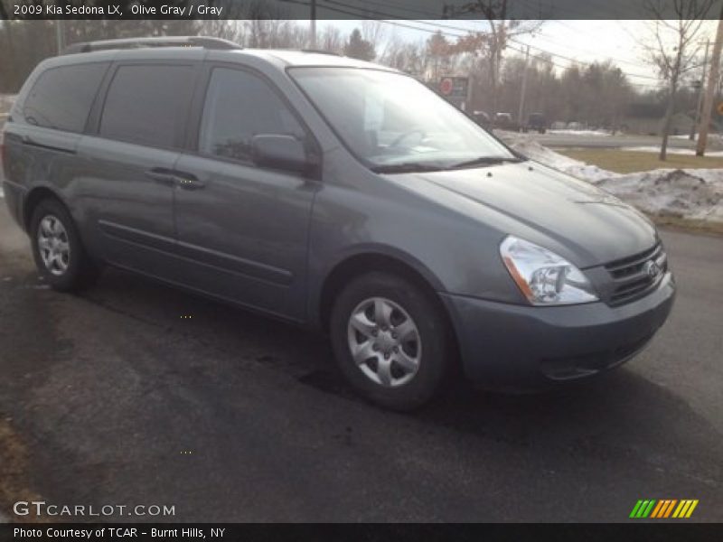 Olive Gray / Gray 2009 Kia Sedona LX