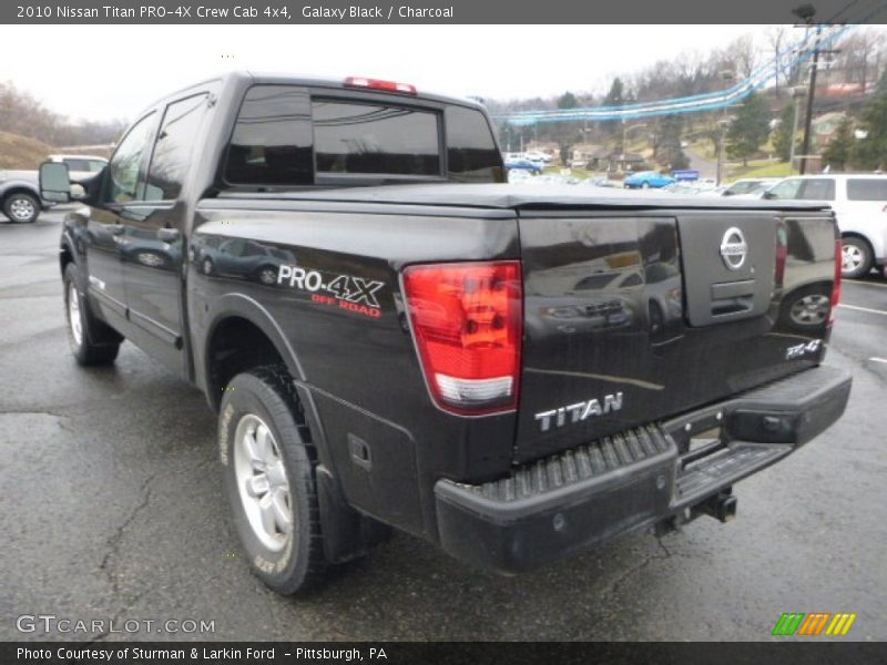 Galaxy Black / Charcoal 2010 Nissan Titan PRO-4X Crew Cab 4x4