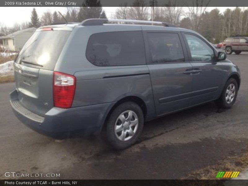 Olive Gray / Gray 2009 Kia Sedona LX