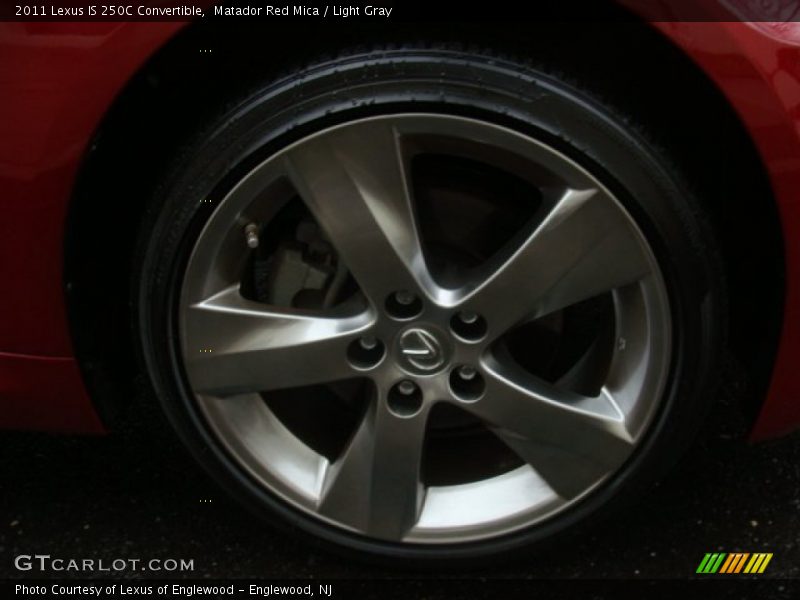 Matador Red Mica / Light Gray 2011 Lexus IS 250C Convertible