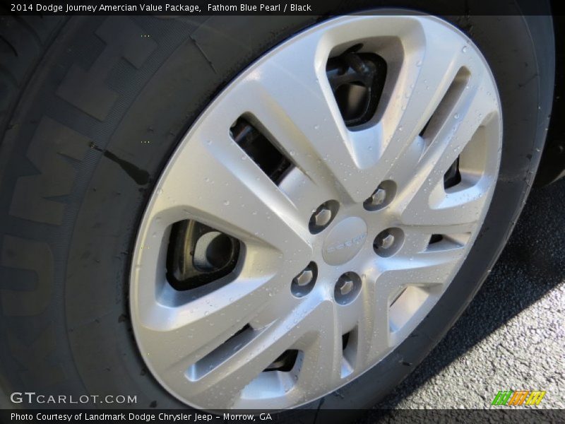 Fathom Blue Pearl / Black 2014 Dodge Journey Amercian Value Package