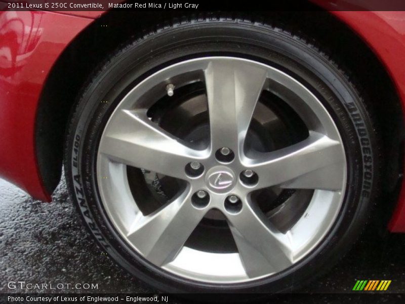 Matador Red Mica / Light Gray 2011 Lexus IS 250C Convertible