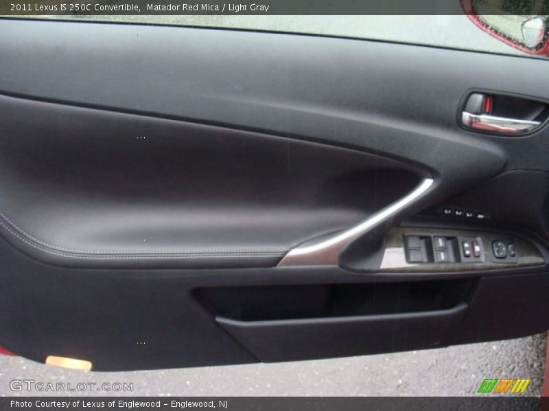 Matador Red Mica / Light Gray 2011 Lexus IS 250C Convertible