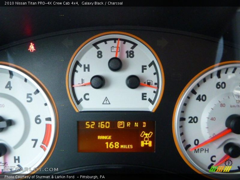 Galaxy Black / Charcoal 2010 Nissan Titan PRO-4X Crew Cab 4x4