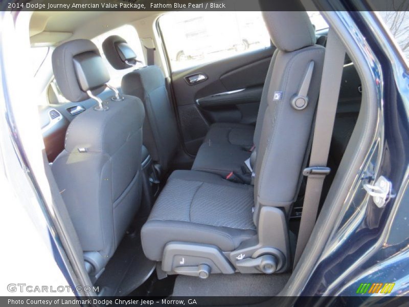 Fathom Blue Pearl / Black 2014 Dodge Journey Amercian Value Package