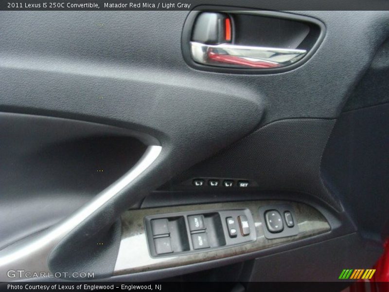 Matador Red Mica / Light Gray 2011 Lexus IS 250C Convertible
