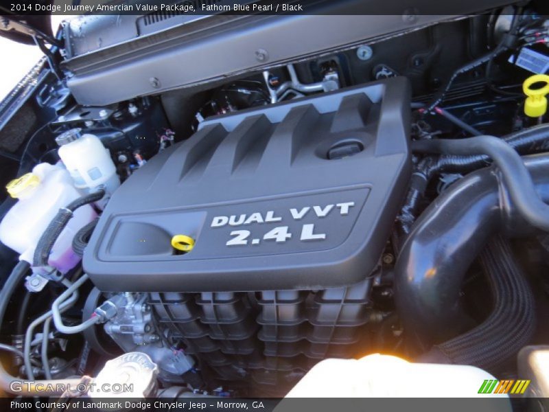 Fathom Blue Pearl / Black 2014 Dodge Journey Amercian Value Package