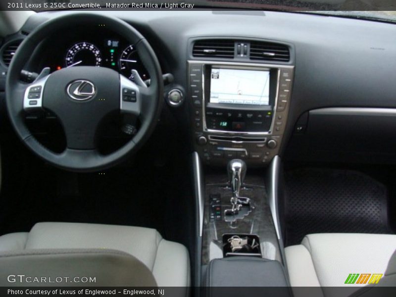 Matador Red Mica / Light Gray 2011 Lexus IS 250C Convertible
