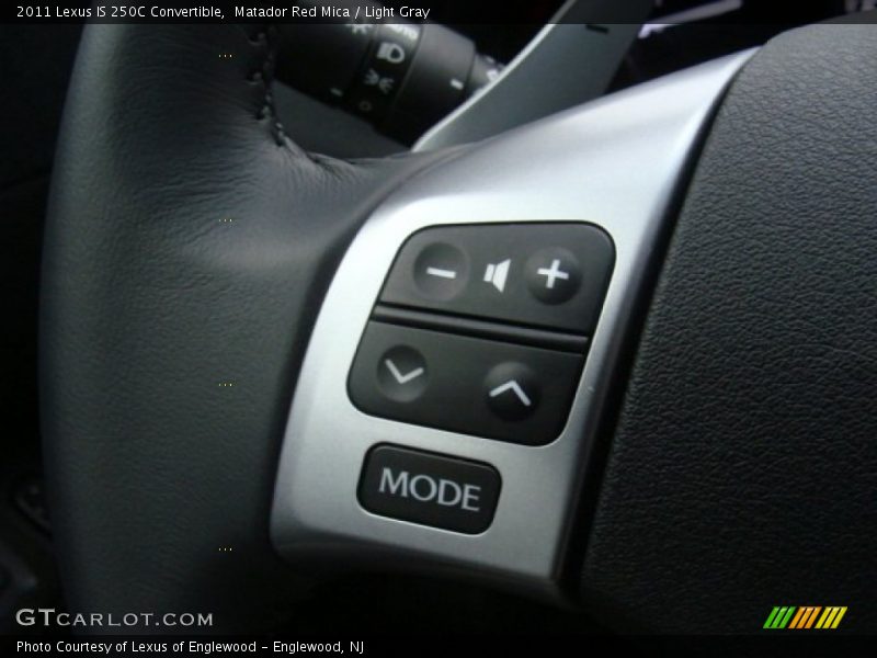 Matador Red Mica / Light Gray 2011 Lexus IS 250C Convertible