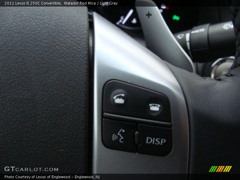 Matador Red Mica / Light Gray 2011 Lexus IS 250C Convertible