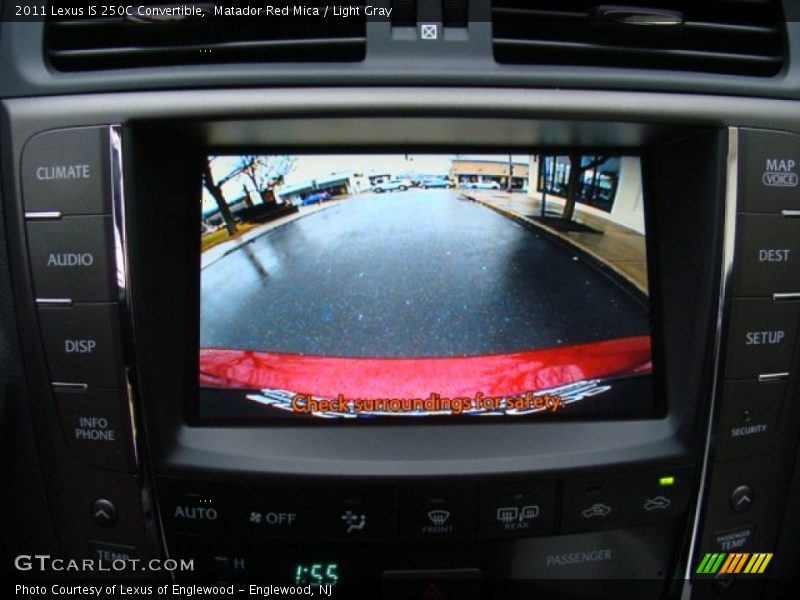 Matador Red Mica / Light Gray 2011 Lexus IS 250C Convertible
