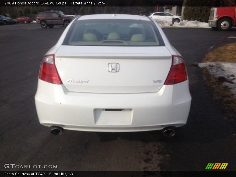 Taffeta White / Ivory 2009 Honda Accord EX-L V6 Coupe