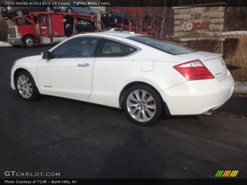 Taffeta White / Ivory 2009 Honda Accord EX-L V6 Coupe