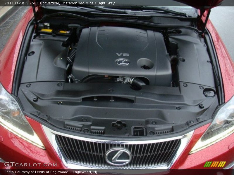 Matador Red Mica / Light Gray 2011 Lexus IS 250C Convertible