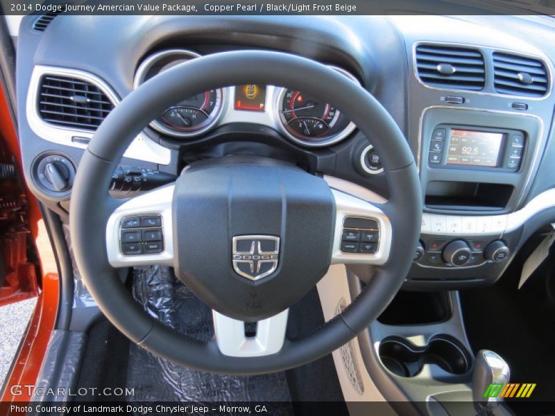 Copper Pearl / Black/Light Frost Beige 2014 Dodge Journey Amercian Value Package