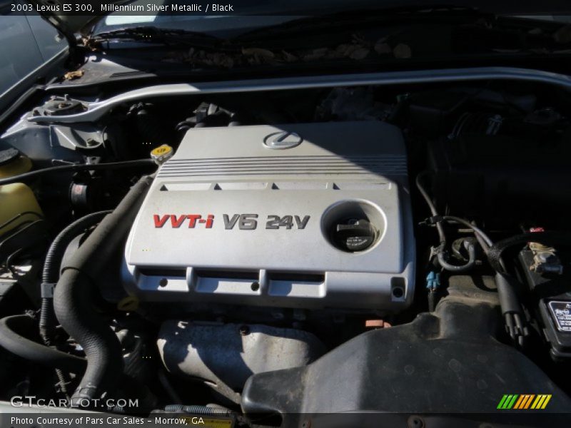 Millennium Silver Metallic / Black 2003 Lexus ES 300