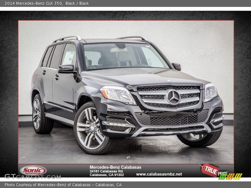 Black / Black 2014 Mercedes-Benz GLK 350