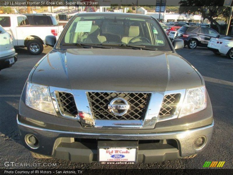 Super Black / Steel 2011 Nissan Frontier SV Crew Cab