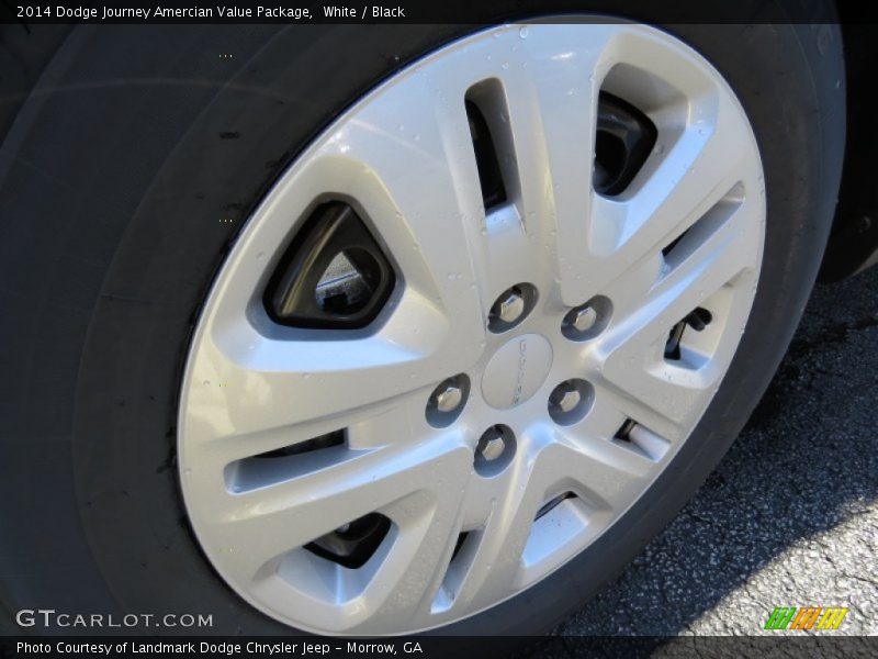 White / Black 2014 Dodge Journey Amercian Value Package