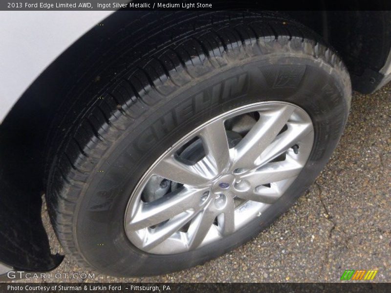 Ingot Silver Metallic / Medium Light Stone 2013 Ford Edge Limited AWD