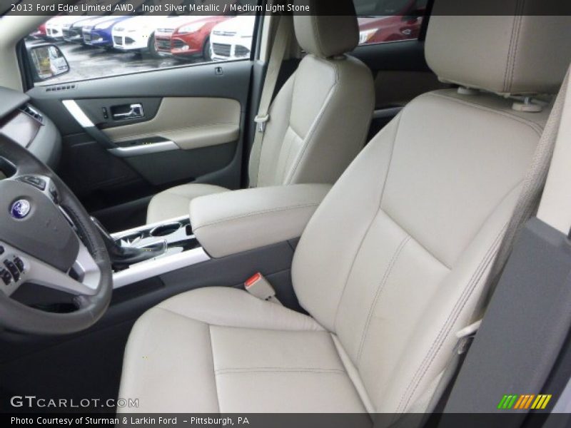 Ingot Silver Metallic / Medium Light Stone 2013 Ford Edge Limited AWD
