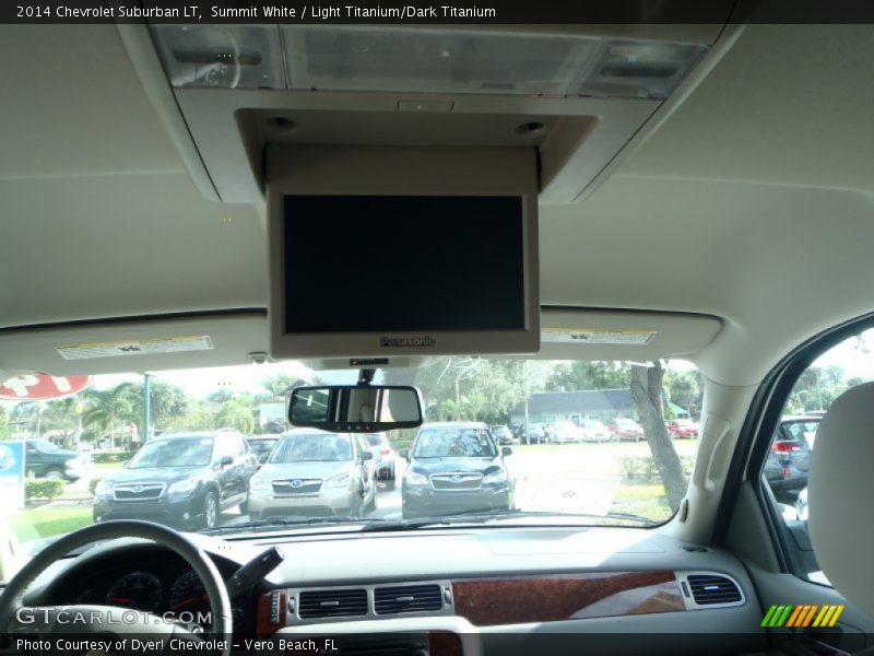 Summit White / Light Titanium/Dark Titanium 2014 Chevrolet Suburban LT