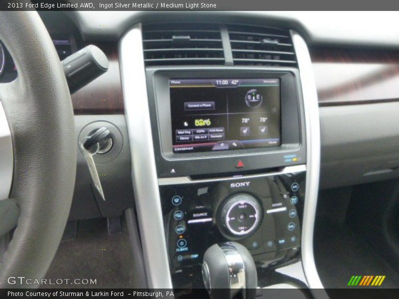 Ingot Silver Metallic / Medium Light Stone 2013 Ford Edge Limited AWD