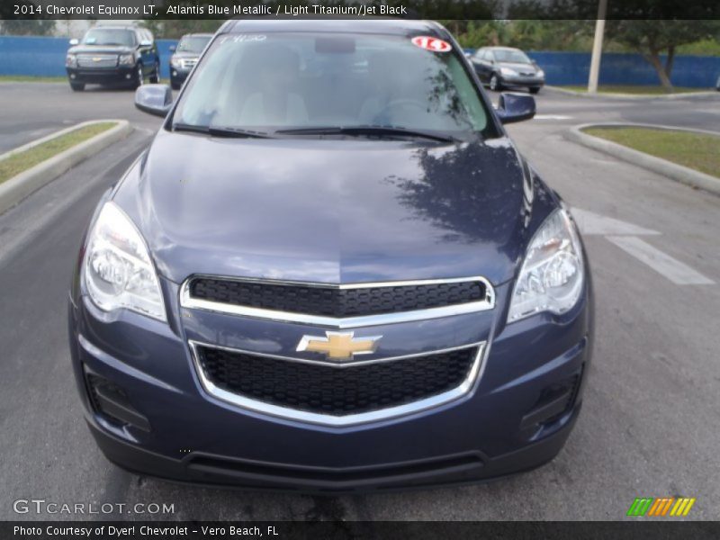 Atlantis Blue Metallic / Light Titanium/Jet Black 2014 Chevrolet Equinox LT