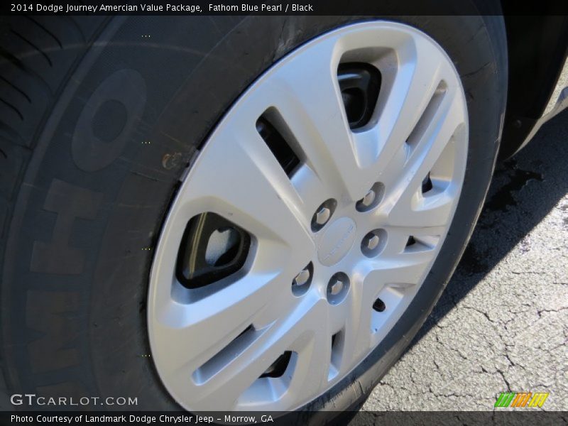 Fathom Blue Pearl / Black 2014 Dodge Journey Amercian Value Package