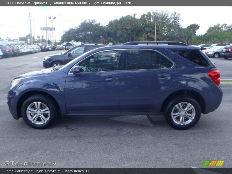Atlantis Blue Metallic / Light Titanium/Jet Black 2014 Chevrolet Equinox LT