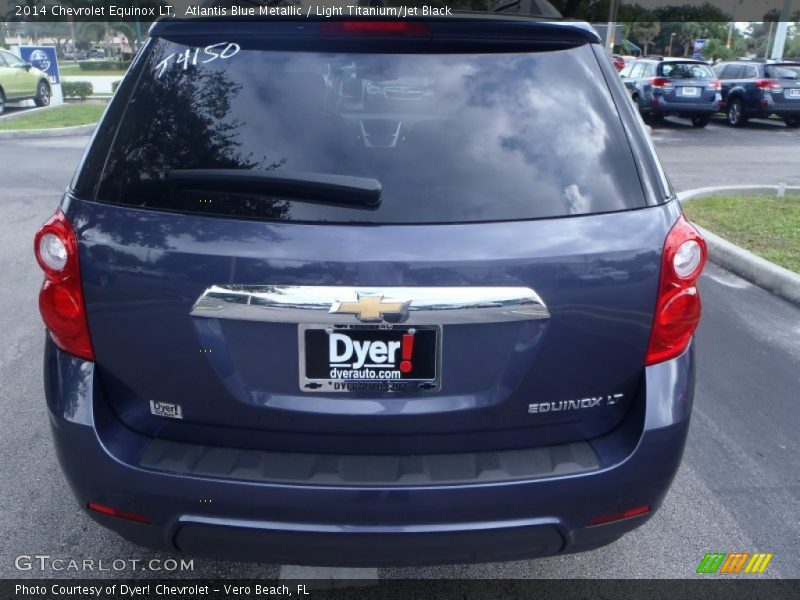 Atlantis Blue Metallic / Light Titanium/Jet Black 2014 Chevrolet Equinox LT