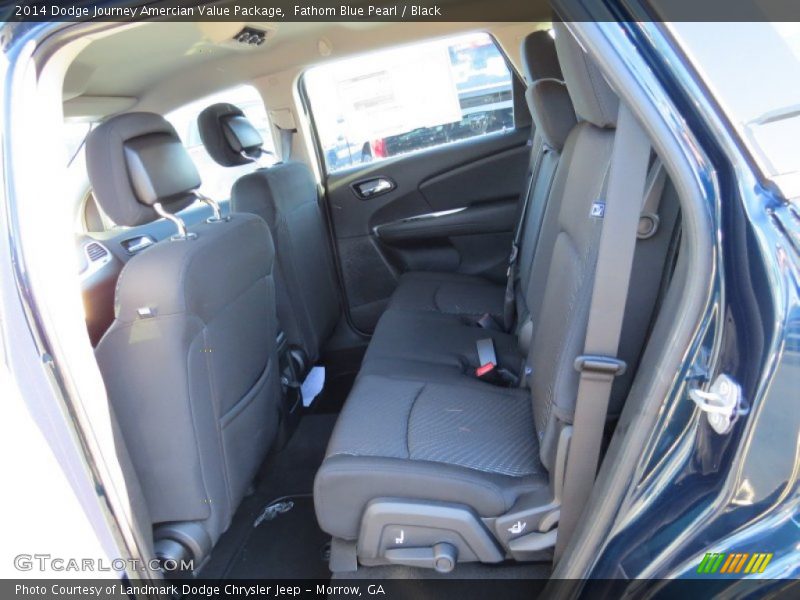 Fathom Blue Pearl / Black 2014 Dodge Journey Amercian Value Package