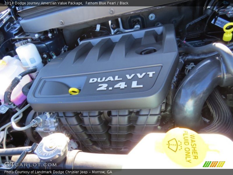 Fathom Blue Pearl / Black 2014 Dodge Journey Amercian Value Package