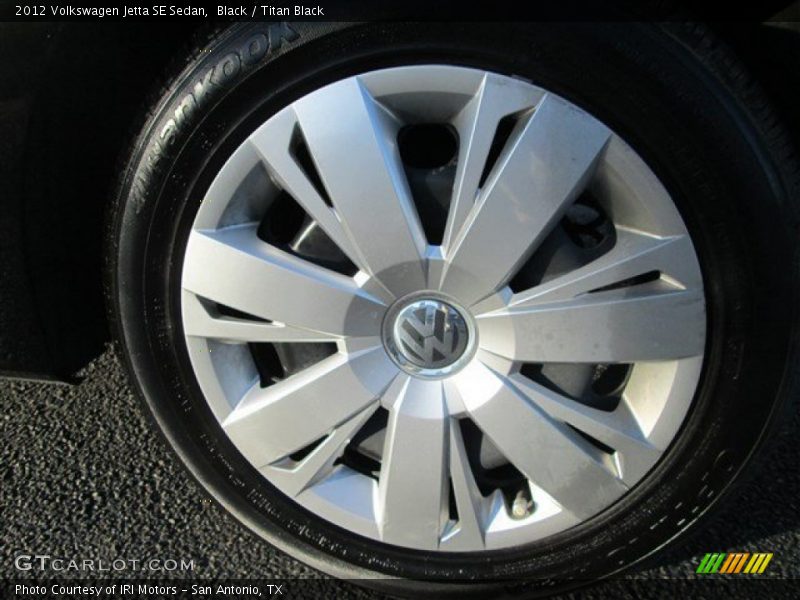 Black / Titan Black 2012 Volkswagen Jetta SE Sedan