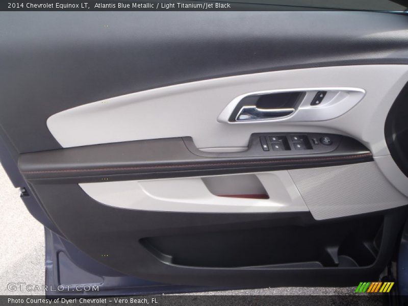 Atlantis Blue Metallic / Light Titanium/Jet Black 2014 Chevrolet Equinox LT