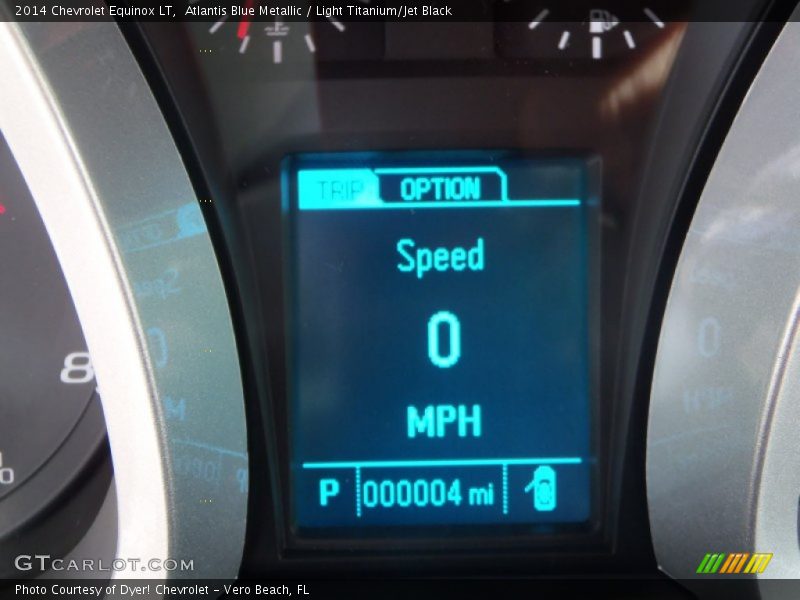 Atlantis Blue Metallic / Light Titanium/Jet Black 2014 Chevrolet Equinox LT