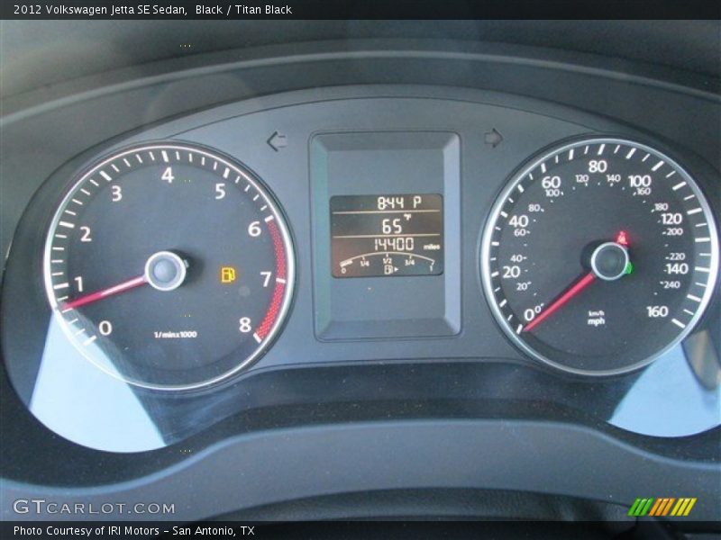 Black / Titan Black 2012 Volkswagen Jetta SE Sedan