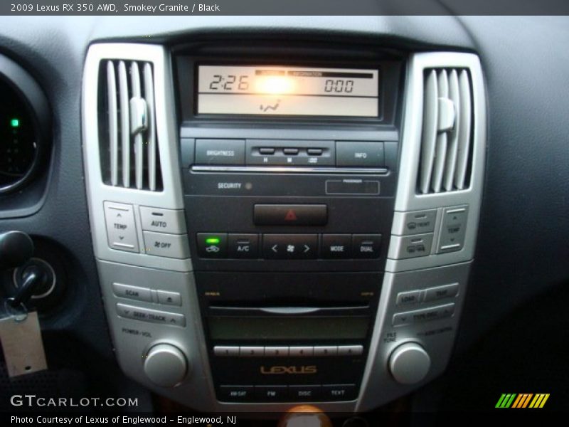 Smokey Granite / Black 2009 Lexus RX 350 AWD